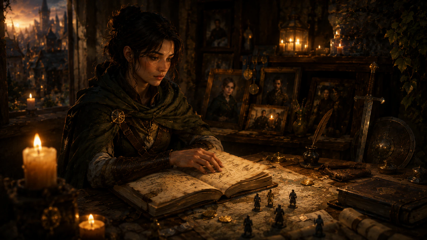 FableRealms character and player profile screen.