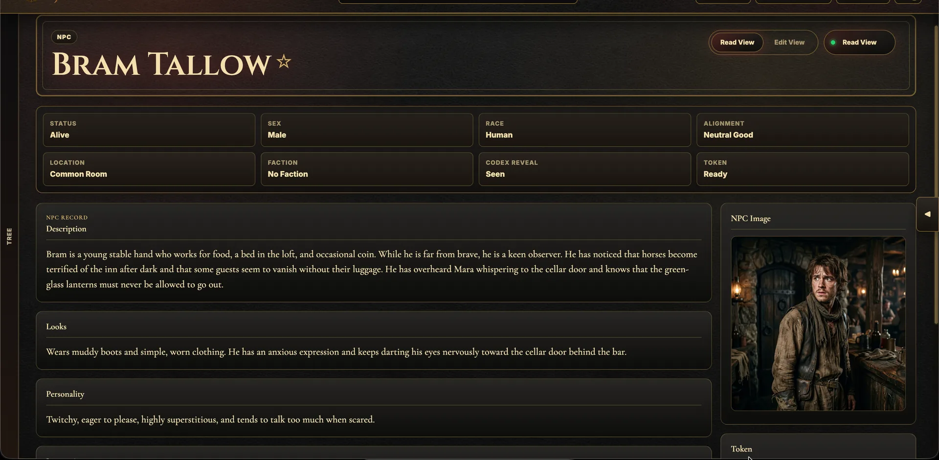 StoryEngine character and campaign data workspace.