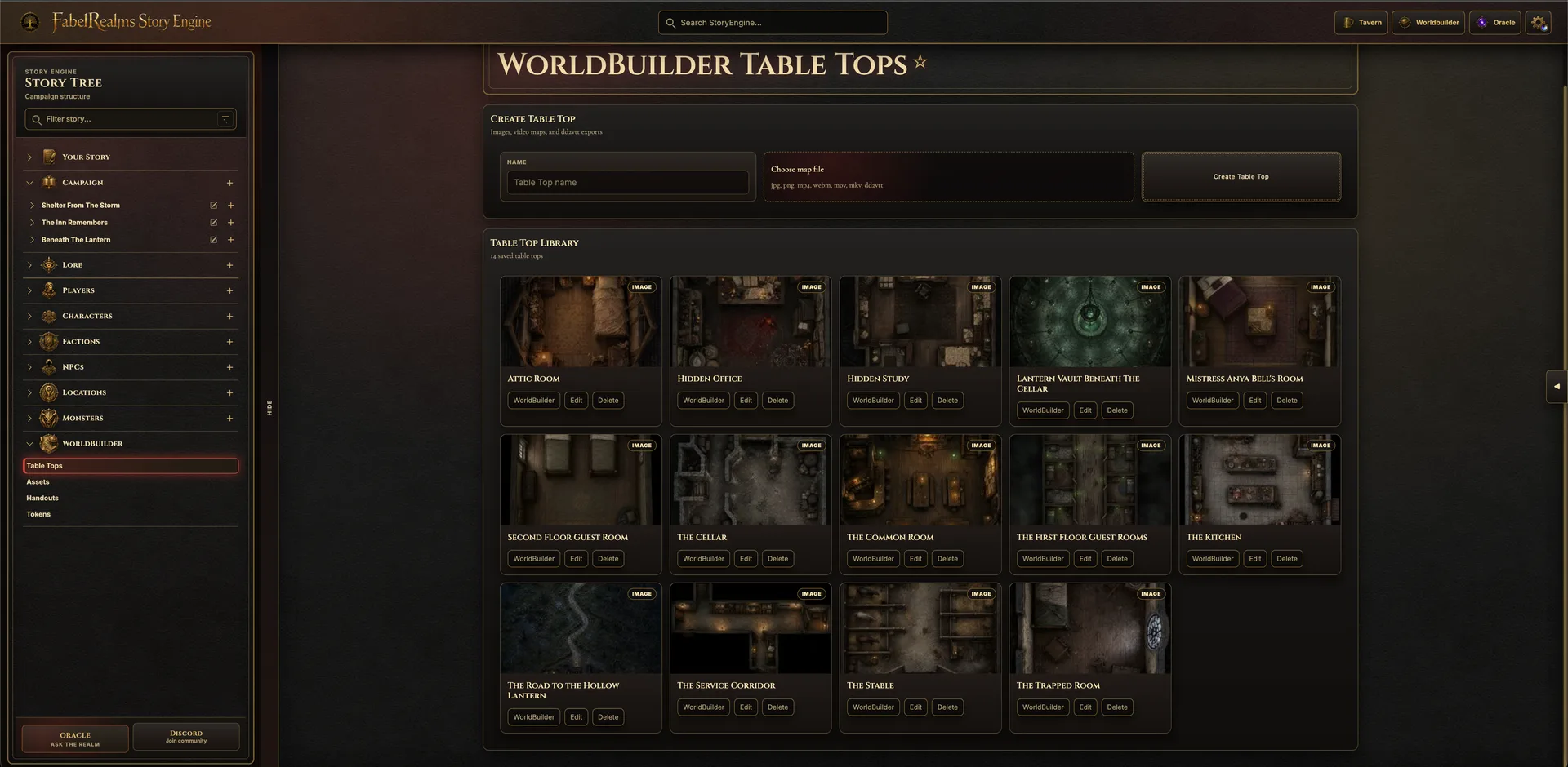 StoryEngine location and lore management workspace.