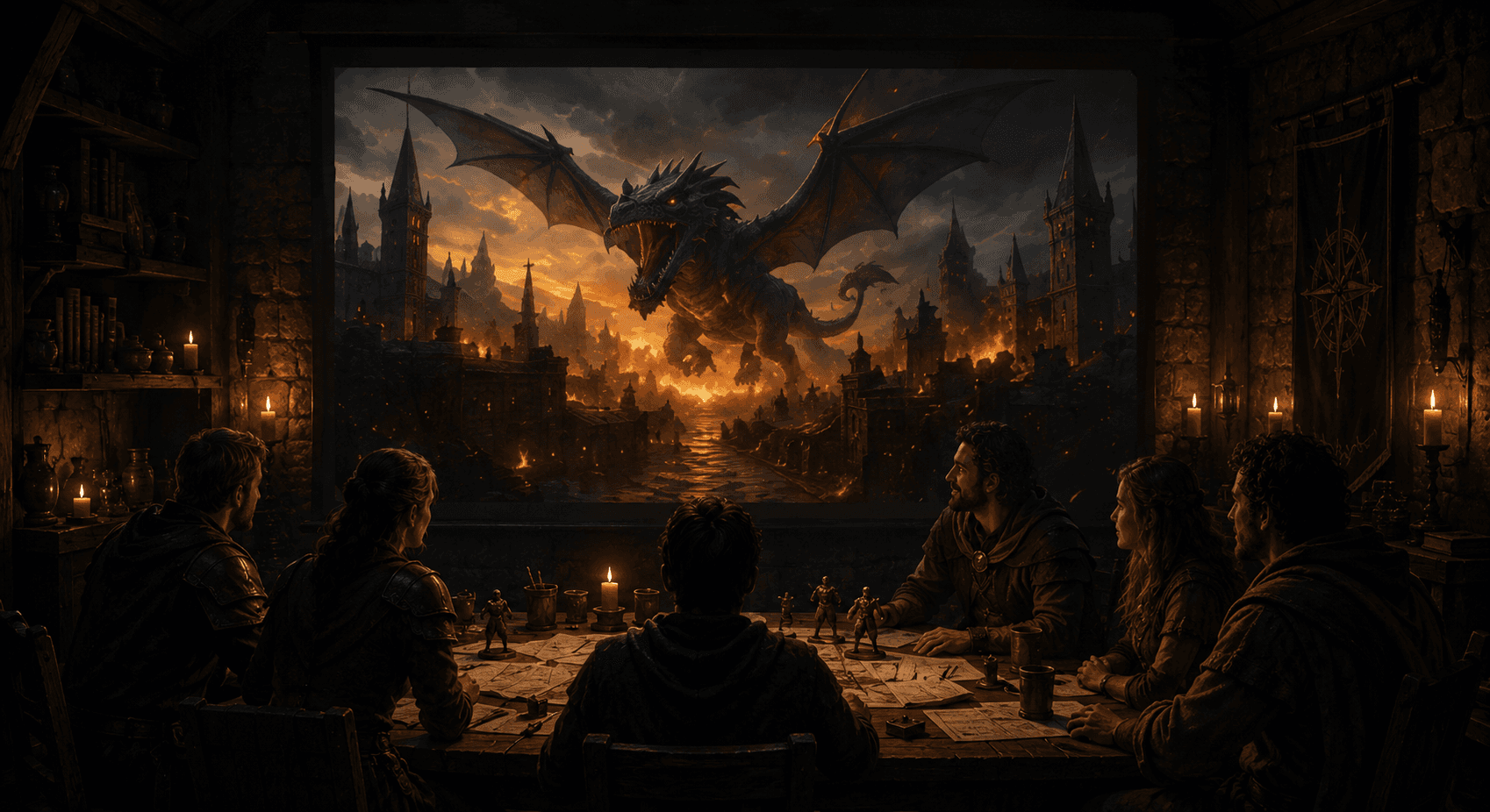 FableRealms Table projector mode.