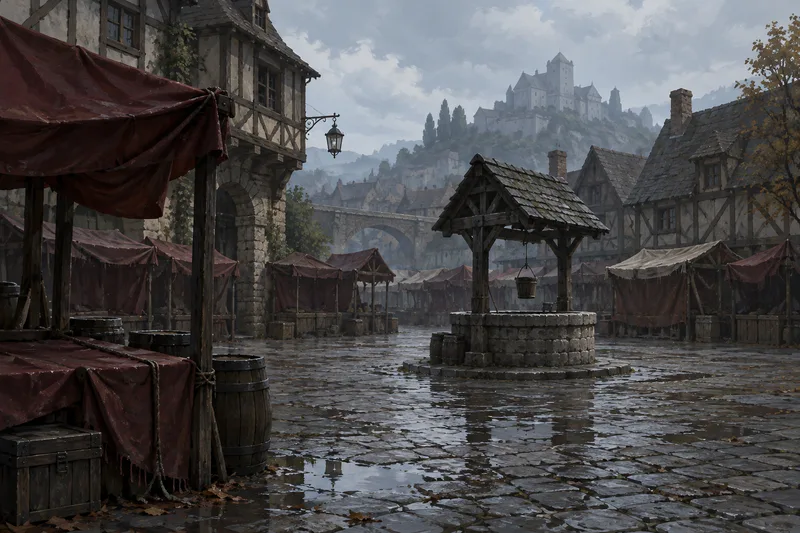 17 empty market square