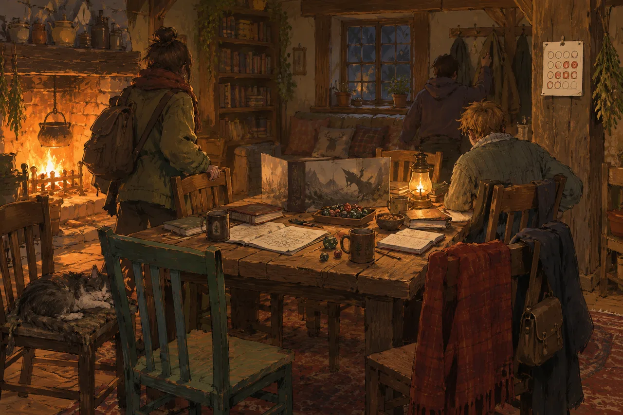 A Cozy Cottage Campaign Night