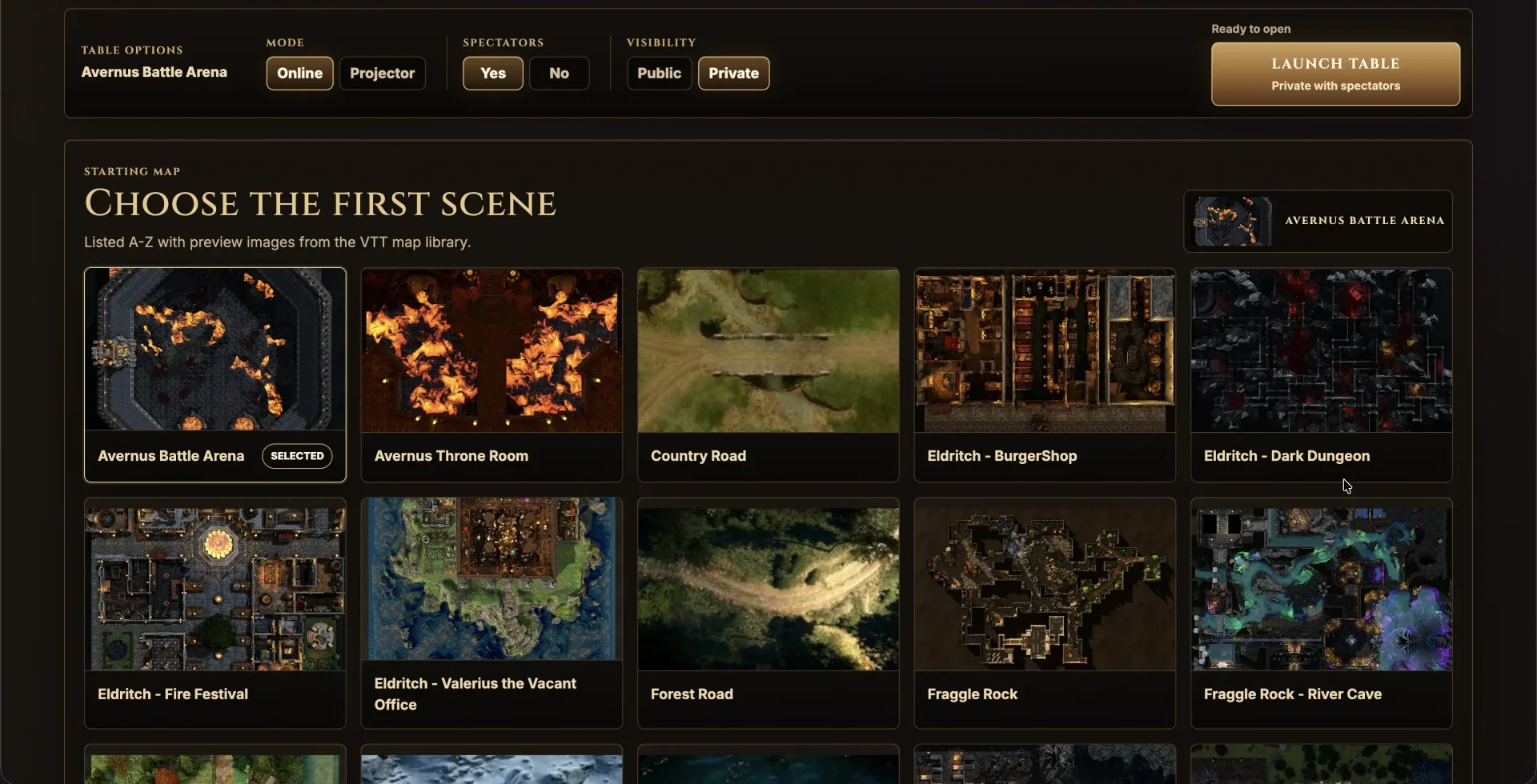 StoryEngine scene selection workspace.